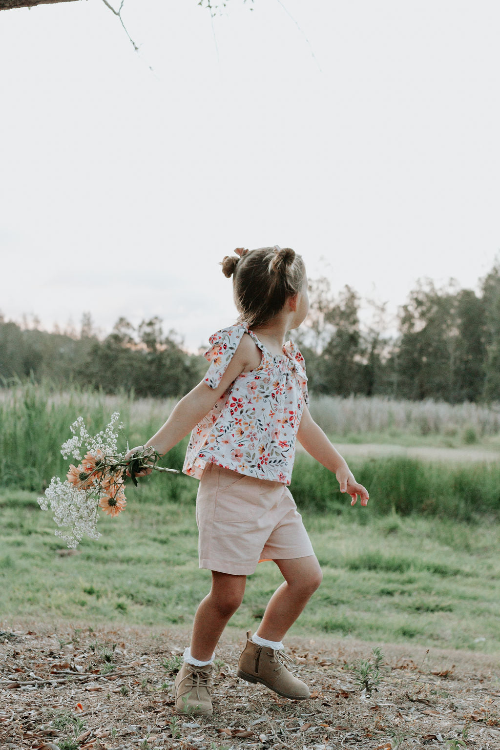 Wildflower Linen Shorts