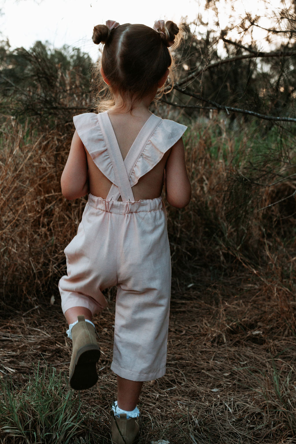 Sweet Pea Frill Overalls