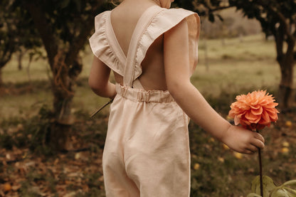 Sweet Pea Frill Overalls
