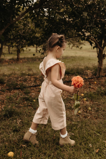 Sweet Pea Frill Overalls