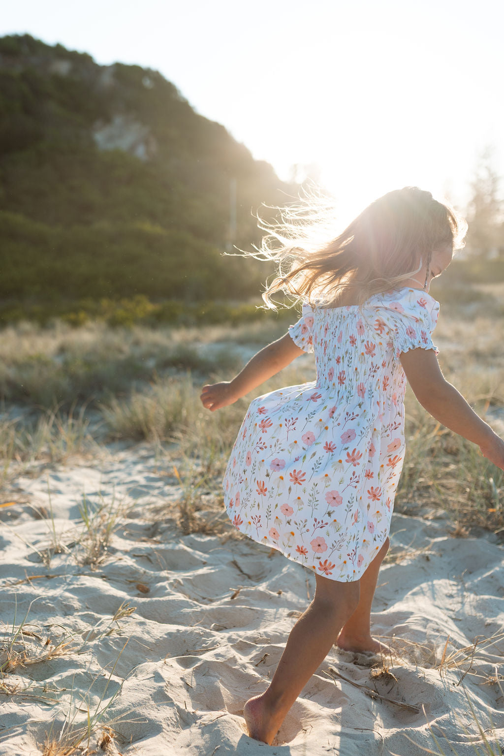 The Dahlia Dress - Spring Bloom Print