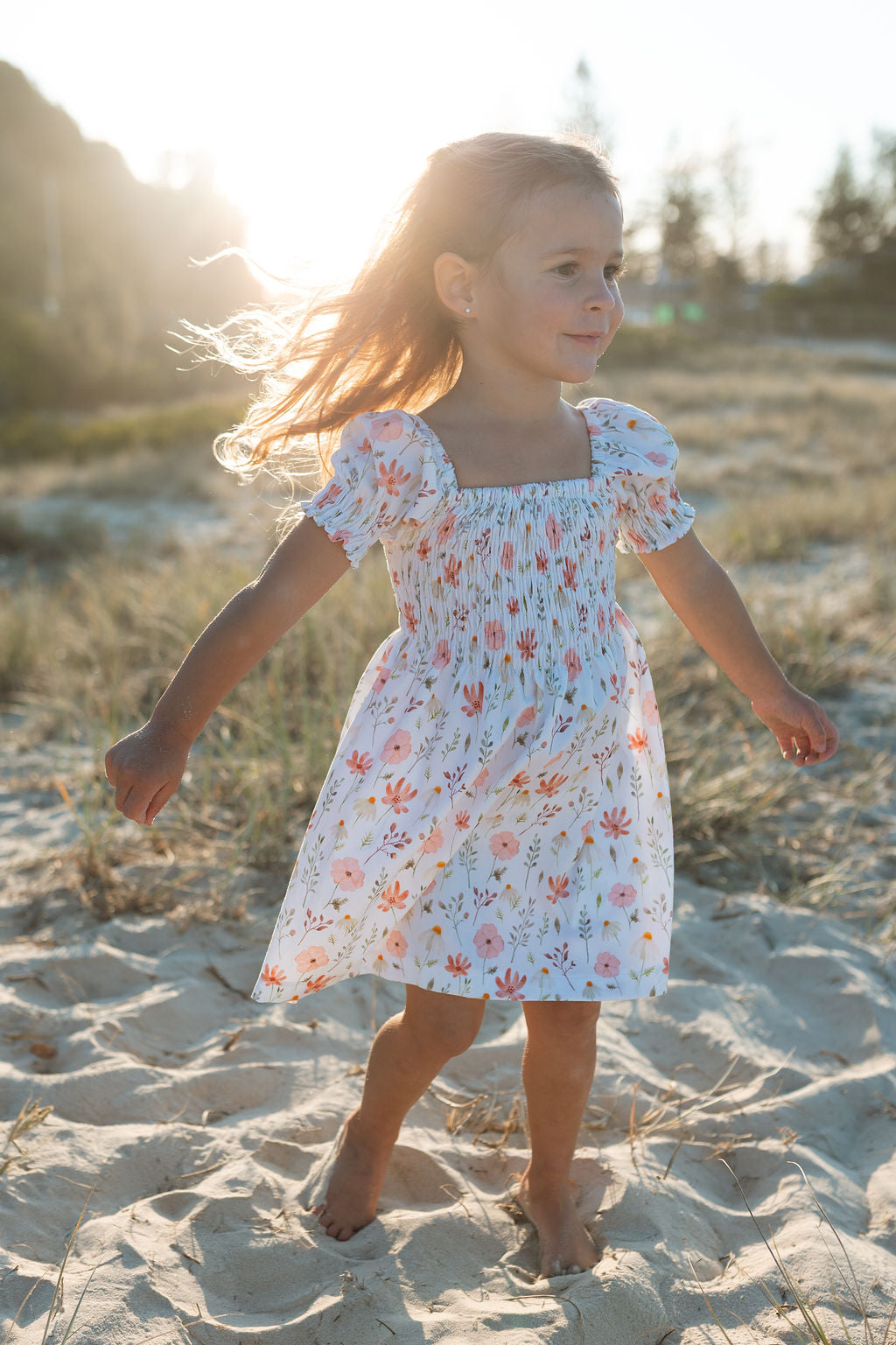 The Dahlia Dress - Spring Bloom Print