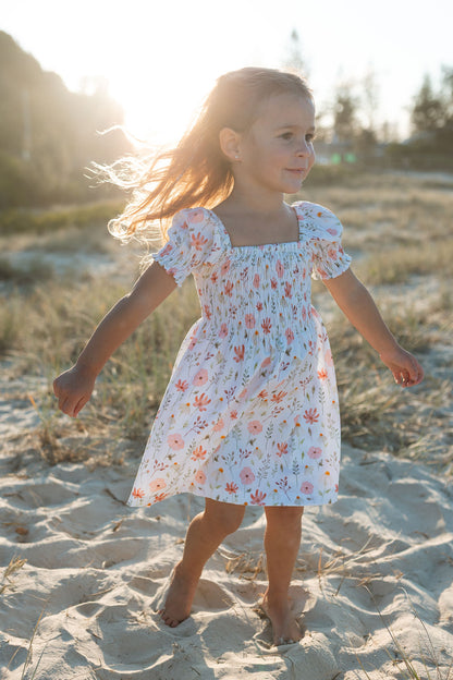 The Dahlia Dress - Spring Bloom Print