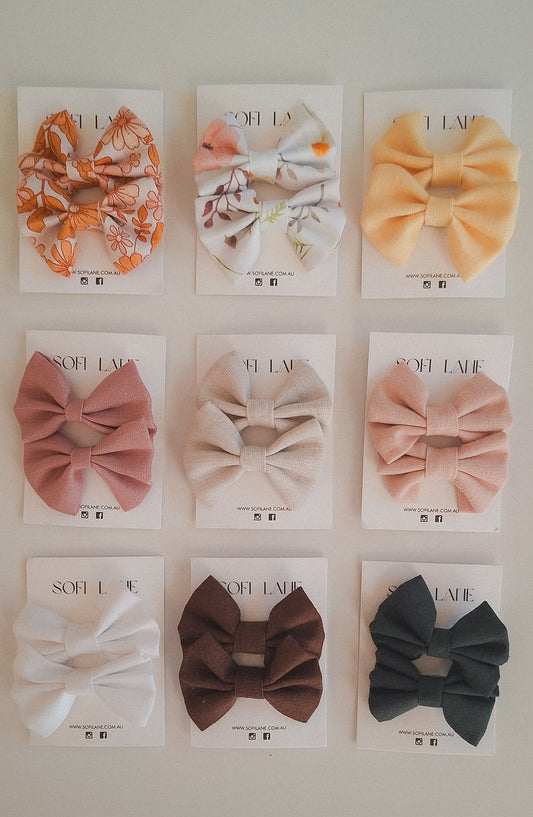 Bow clip set